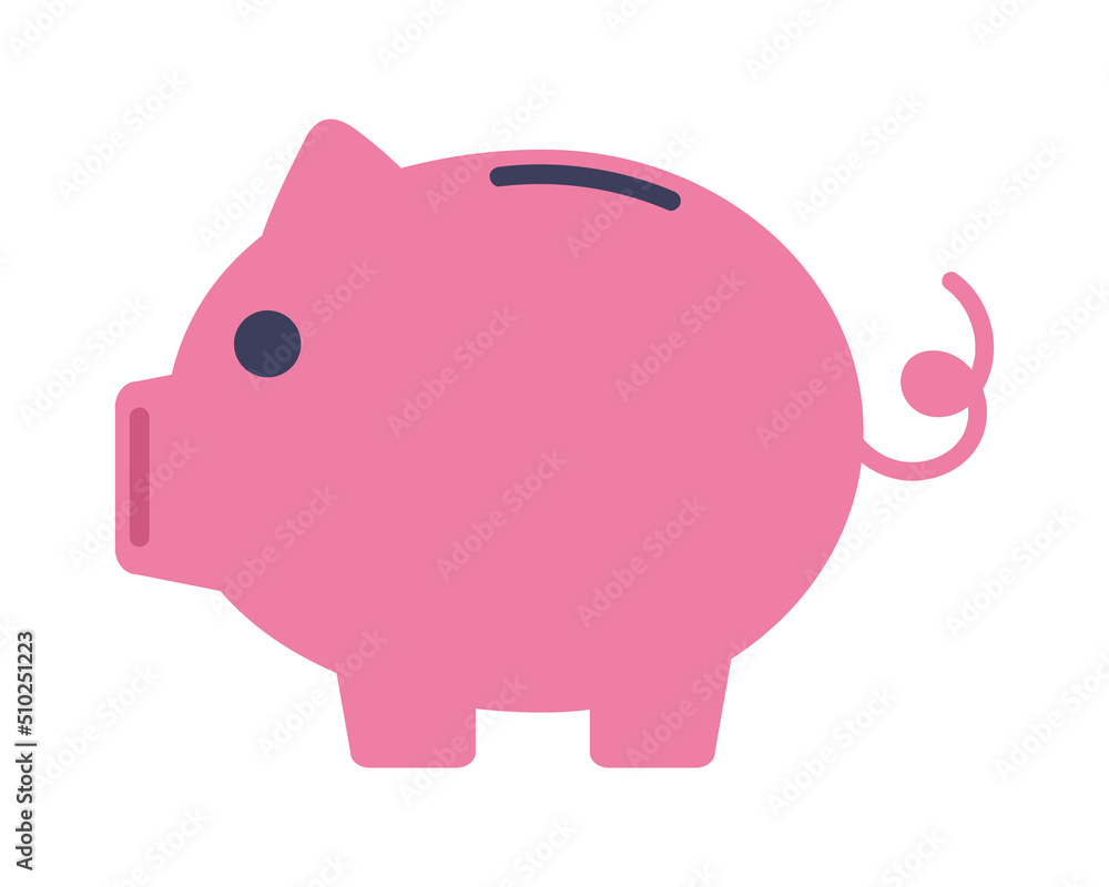 Fototapeta premium piggy bank cartoon