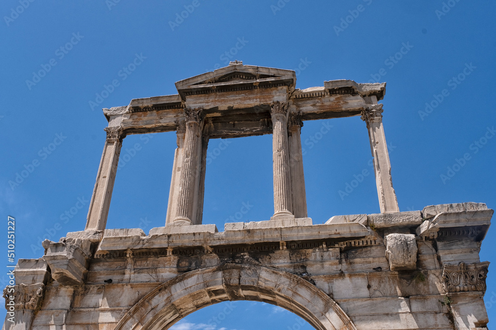 The Arch of Hadrian, Athens, Greece