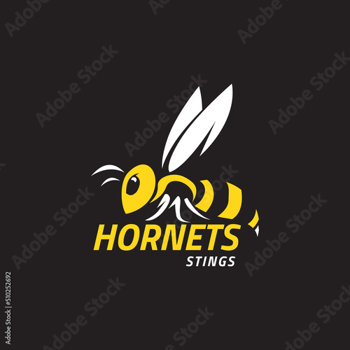 Hornet Logo Premium Vector Design