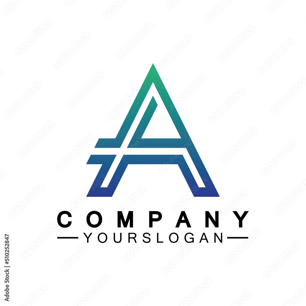 Letter A Monogram Logo Design, Brand Identity Logos Designs Vector Illustration Template Letter A Monogram Logo Design, Brand Identity Logos Designs Vector Illustration Template