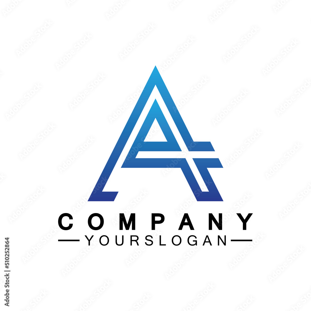 Letter A Monogram Logo Design, Brand Identity Logos Designs Vector Illustration Template Letter A Monogram Logo Design, Brand Identity Logos Designs Vector Illustration Template