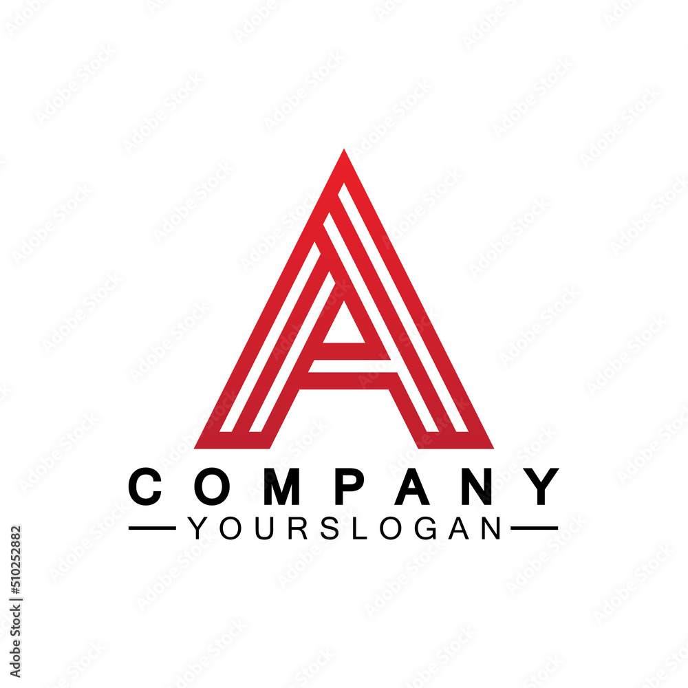 Letter A Monogram Logo Design, Brand Identity Logos Designs Vector Illustration Template Letter A Monogram Logo Design, Brand Identity Logos Designs Vector Illustration Template