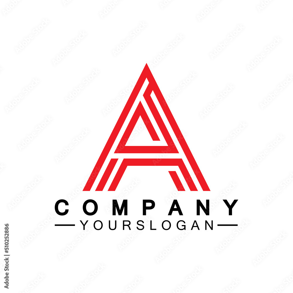 Letter A Monogram Logo Design, Brand Identity Logos Designs Vector Illustration Template Letter A Monogram Logo Design, Brand Identity Logos Designs Vector Illustration Template