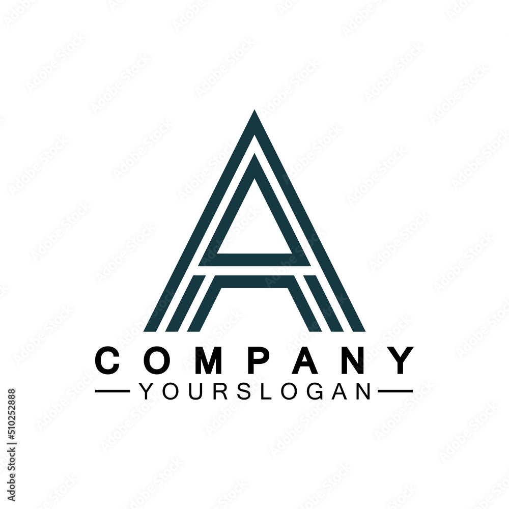 Letter A Monogram Logo Design, Brand Identity Logos Designs Vector Illustration Template Letter A Monogram Logo Design, Brand Identity Logos Designs Vector Illustration Template
