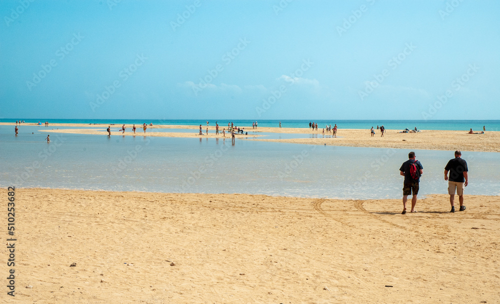 Beach in east coast in Fuerteventura