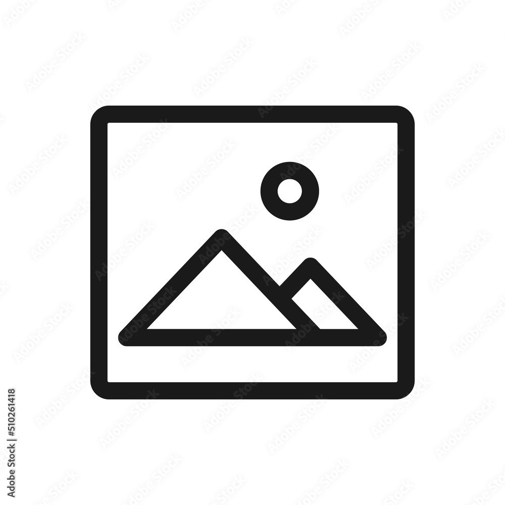 Web line icon. Gallery or image vector illustration Web line icon. Gallery or image vector illustration