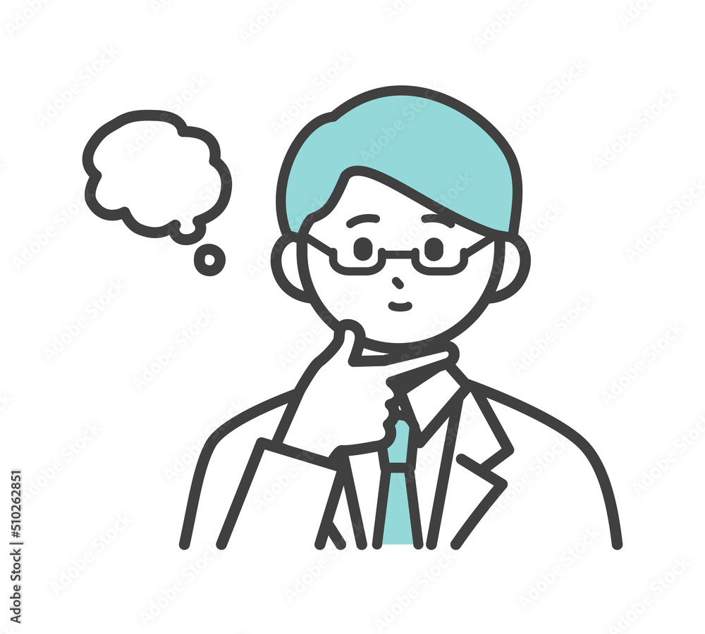 医療従事者の表情とジェスチャーのイラスト素材 医療従事者の表情とジェスチャーのイラスト素材
