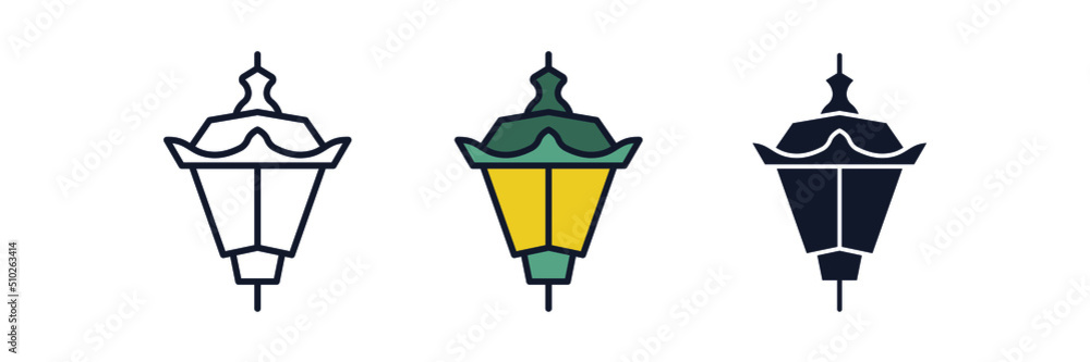 street lamp icon symbol template for graphic and web design collection logo vector illustration street lamp icon symbol template for graphic and web design collection logo vector illustration