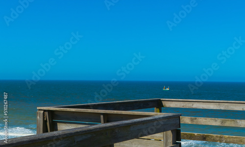 Meerblick Nordsee mit Krabbenkutter