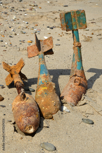 Russian aerial bombardment Ukraine unexploded 11KG bombs photo