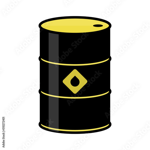 crude oil barrel icon vector illustration