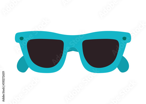 blue sunglasses illustration photo