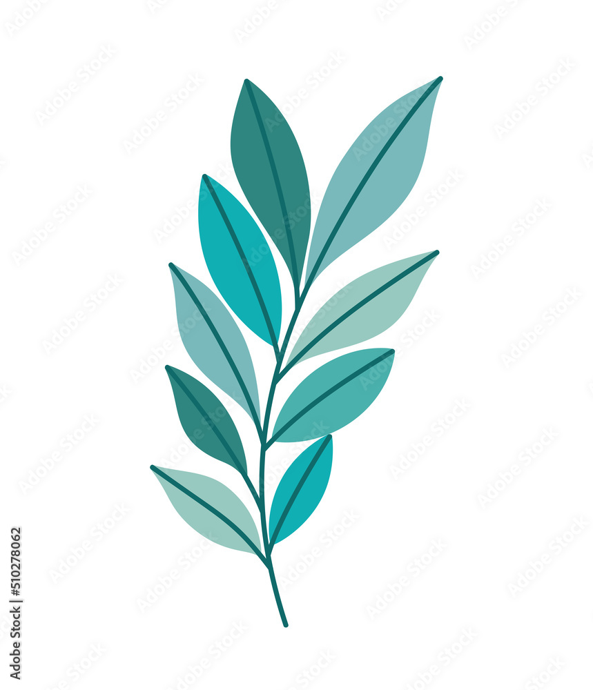 stem with leaves stem with leaves
