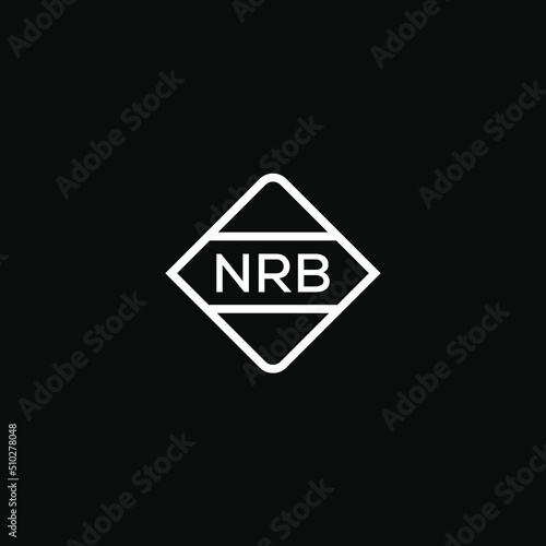 NRB 3 letter design for logo and icon.NRB monogram logo.vector illustration. photo
