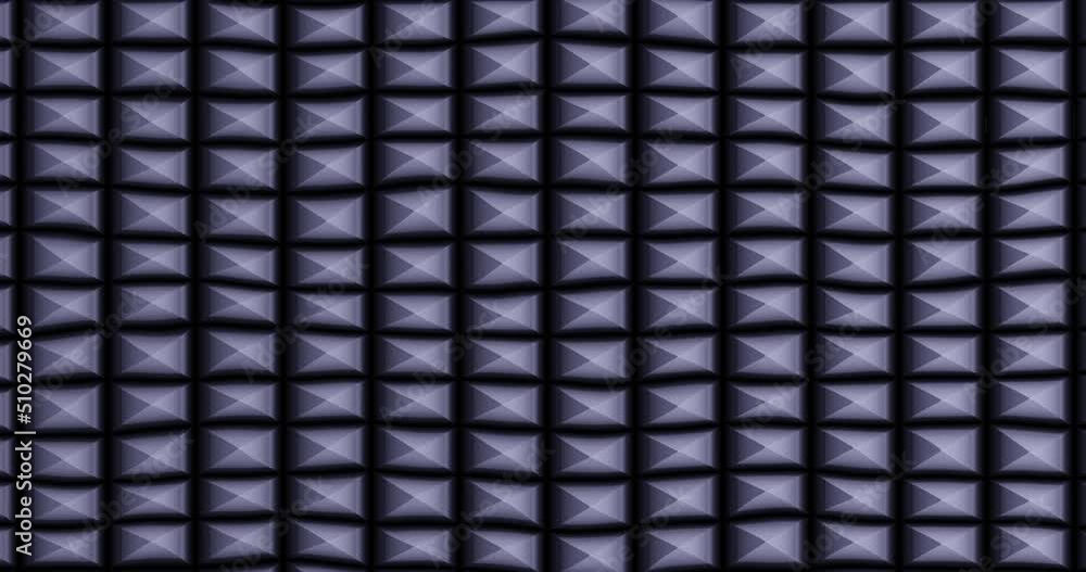 3d render with warped tiles made of light purple rectangles made of triangles 3d render with warped tiles made of light purple rectangles made of triangles