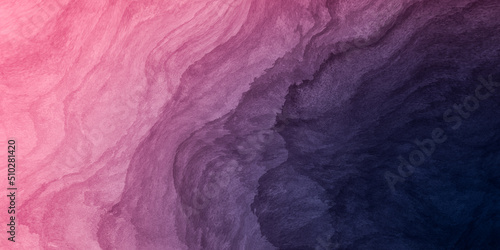 Abstract paint background gradient pink to dark purple with liquid fluid grunge texture
