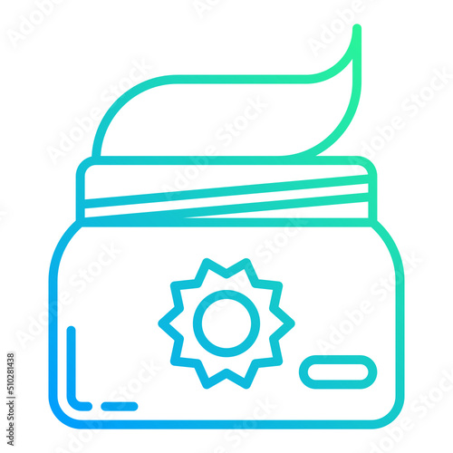 sunblock cream icon transparent background