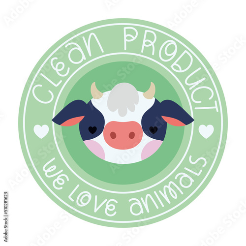 badge of we love animals
