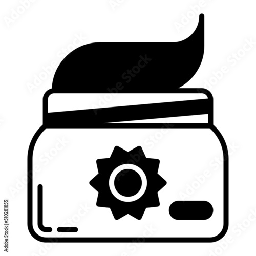 sunblock cream icon transparent background