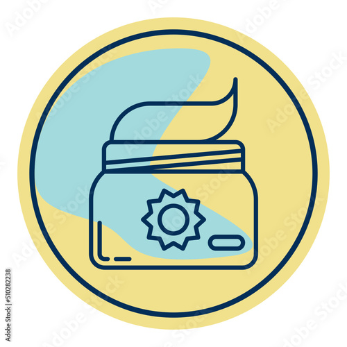 sunblock cream icon transparent background
