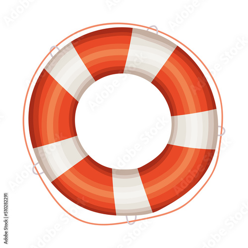 orange lifesaver illustration