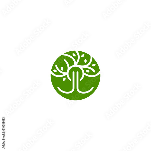 Leaf Growth logo Simple