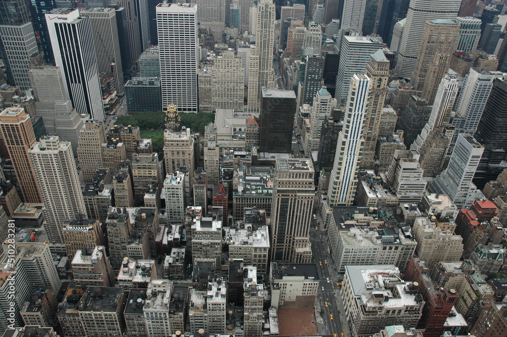 Fototapeta premium New York depuis l'Empire State Building