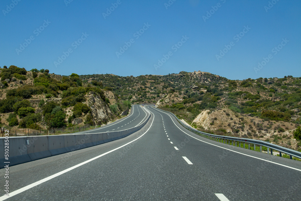Obraz premium road in the desert