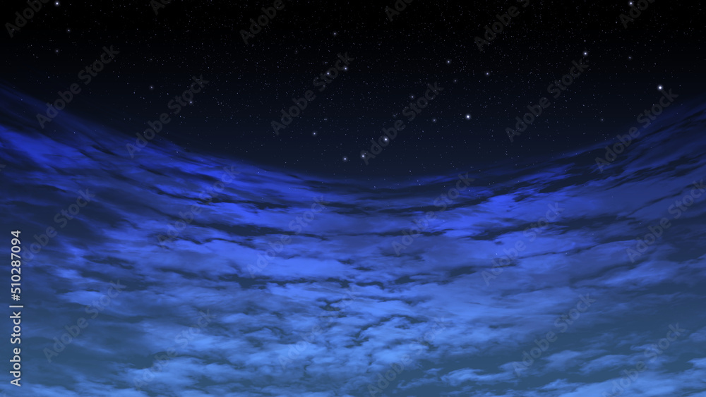 the night sky and the stars the night sky and the stars