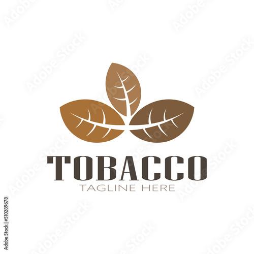 tobacco leaf logo,tobacco field and tobacco cigarette logo template design vector