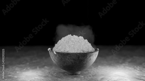 steam rice photo