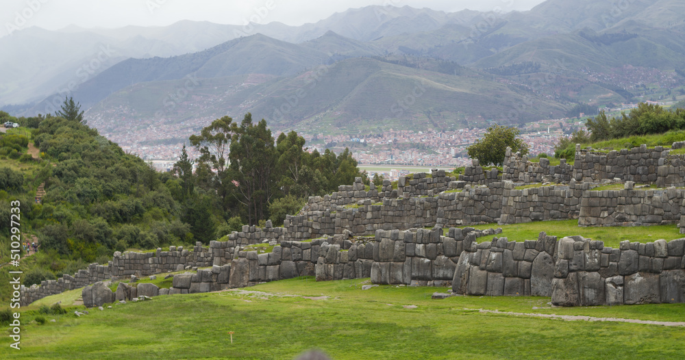 Sacsayhuaman Landscape in Cusco Peru