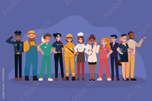 group people professions