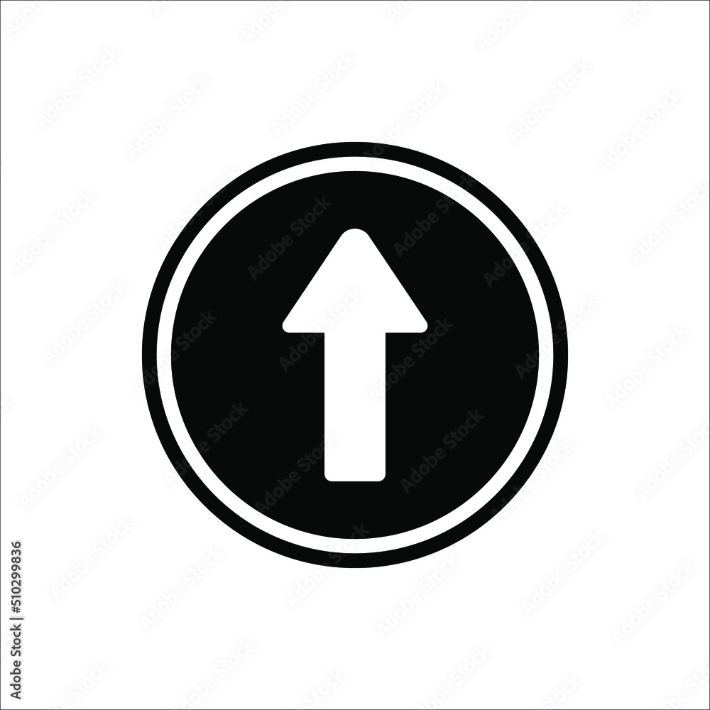 Arrow Icon in trendy flat style isolated on white background Arrow Icon in trendy flat style isolated on white background