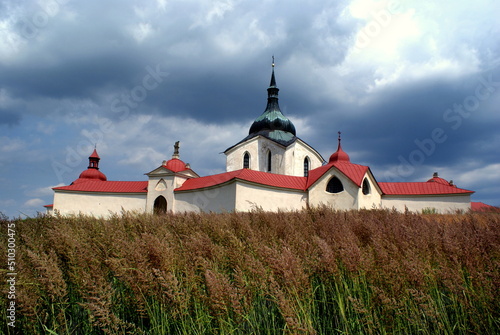 Pilgrimage Church of St. Jan Nepomucký on Zelená hora, Czech Republic
