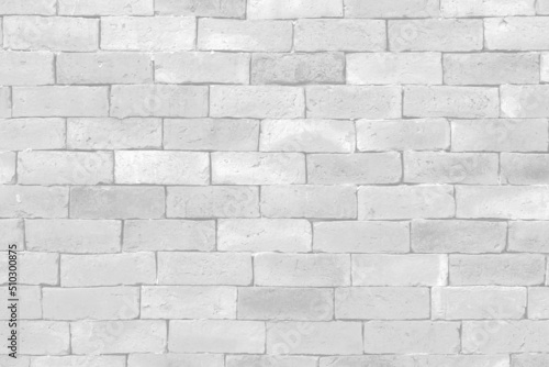 White vintage brick wall background, texture interior Construction industry. Selective focus. 