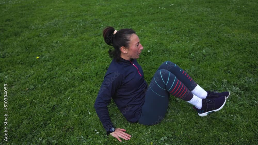 The girl is engaged in sports in the fresh air. The girl is engaged in sports in the fresh air.