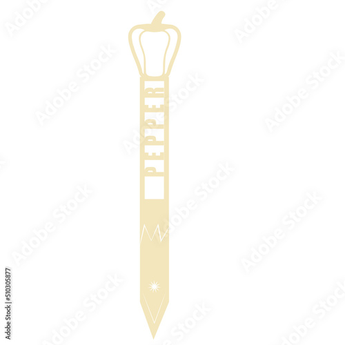 Garden stakes svg, garden markers svg, plant markers, laser cutting file, Vegetable garden markers set Svg, Garden stake tag Dxf bundle
