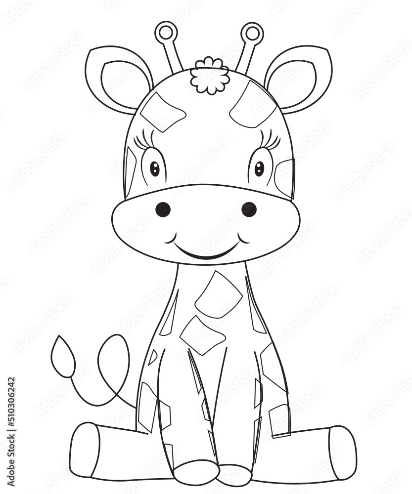 Giraffe SVG, Cute baby giraffe SVG, giraffe svg bundle, baby animals