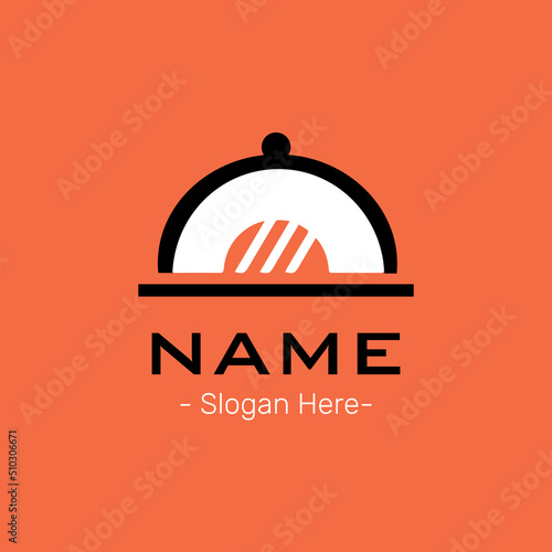 Cooking, cuisine logo. Icon and label for design menu restaurant or cafe. Lettering, calligraphy vector illustration