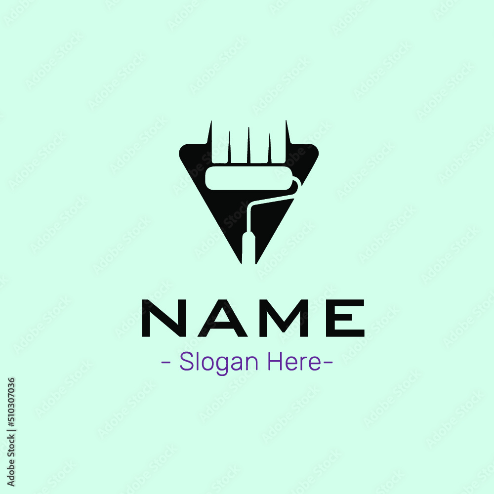 paint logo black business company paint logo black business company