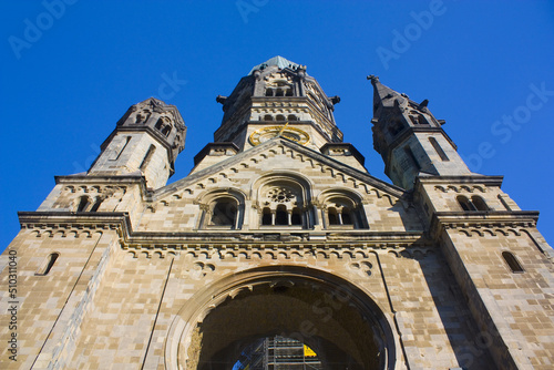 Memorial Church of Kaiser Wilhelm without a dome in Berlin photo