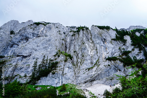 rock in the mountains, La Lanturi, Piatra Craiului Mountains, Romania  photo