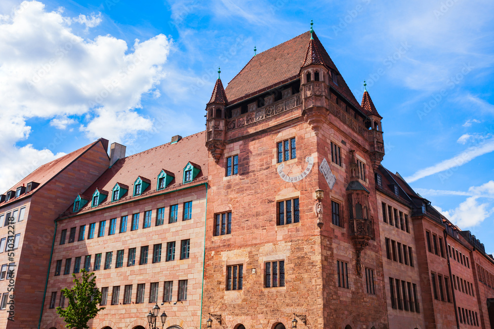 Nuremberg old town in Bavaria, Germany