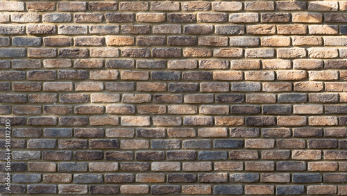 Burnt Clay Brick Wall