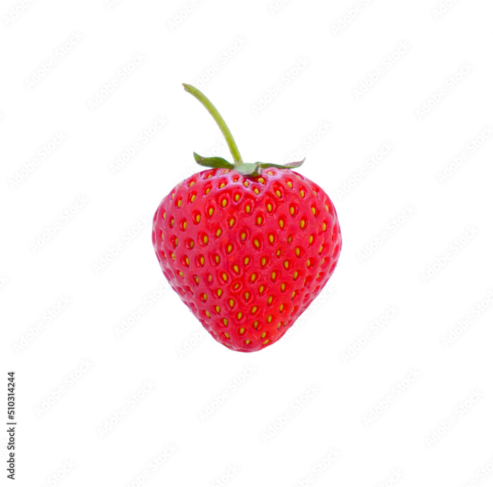 One red strawberry One red strawberry