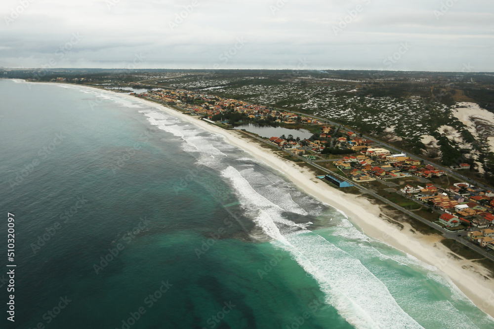 Cabo Frio city from above. Brazilian small beautiful City, Cabo Frio, Rio de Janeiro state, Brazil. Cabo Frio city from above. Brazilian small beautiful City, Cabo Frio, Rio de Janeiro state, Brazil.