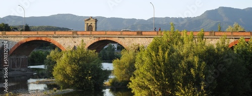 Antico ponte San Quirico, Lucca Italia photo