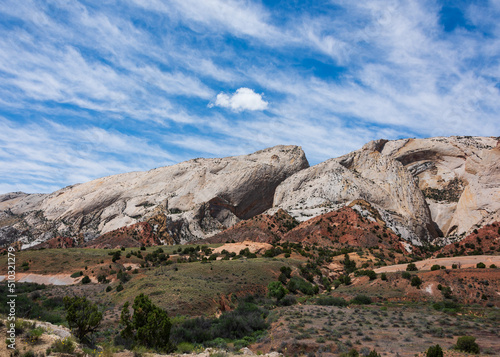 Waterpocket fold - Capitol Reef National Park, Utah photo