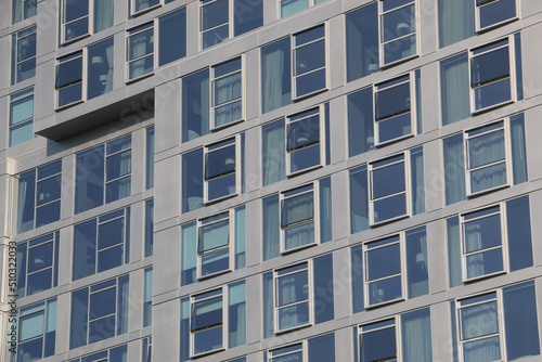 windows of a building